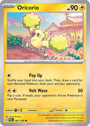 Pokemon TCG - SV04: Paradox Rift - Oricorio - 067/182
