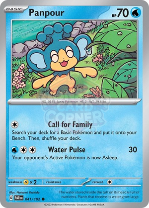 Pokemon TCG - SV04: Paradox Rift - Panpour - 041/182
