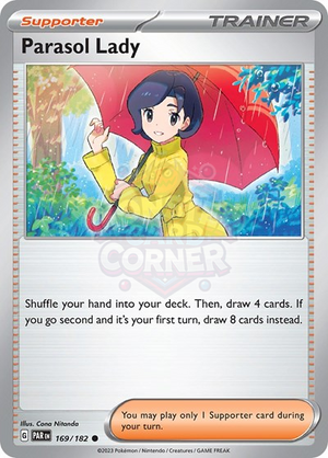 Pokemon TCG - SV04: Paradox Rift - Parasol Lady - 169/182
