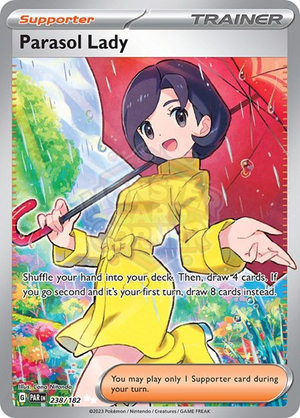 Pokemon TCG - SV04: Paradox Rift - Parasol Lady - 238/182 - Holofoil