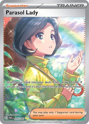 Pokemon TCG - SV04: Paradox Rift - Parasol Lady - 255/182 - Holofoil