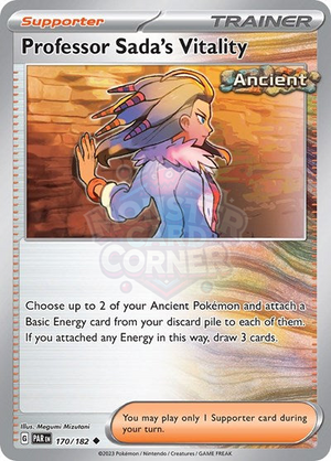 Pokemon TCG - SV04: Paradox Rift - Professor Sada's Vitality - 170/182