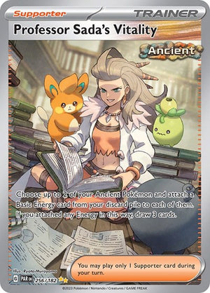 Pokemon TCG - SV04: Paradox Rift - Professor Sada's Vitality - 256/182 - Holofoil