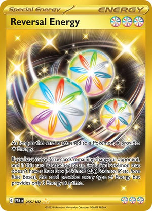 Pokemon TCG - SV04: Paradox Rift - Reversal Energy - 266/182 - Holofoil