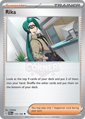 Pokemon TCG - SV04: Paradox Rift - Rika - 172/182