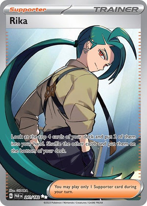 Pokemon TCG - SV04: Paradox Rift - Rika - 241/182 - Holofoil