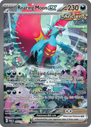 Pokemon TCG - SV04: Paradox Rift - Roaring Moon ex - 251/182 - Holofoil