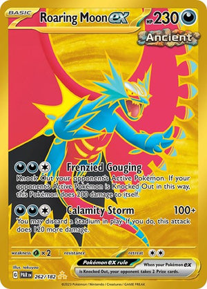 Pokemon TCG - SV04: Paradox Rift - Roaring Moon ex - 262/182 - Holofoil