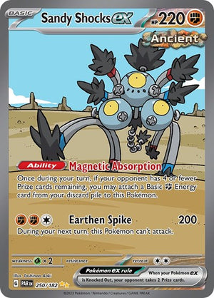 Pokemon TCG - SV04: Paradox Rift - Sandy Shocks ex - 250/182 - Holofoil
