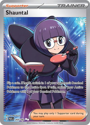 Pokemon TCG - SV04: Paradox Rift - Shauntal - 243/182 - Holofoil