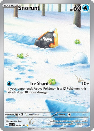 Pokemon TCG - SV04: Paradox Rift - Snorunt - 188/182 - Holofoil