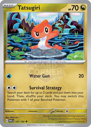 Pokemon TCG - SV04: Paradox Rift - Tatsugiri - 141/182