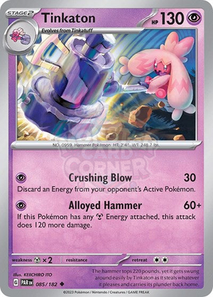 Pokemon TCG - SV04: Paradox Rift - Tinkaton - 085/182 - Reverse Holofoil