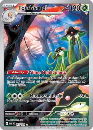Pokemon TCG - SV04: Paradox Rift - Toedscruel - 185/182 - Holofoil