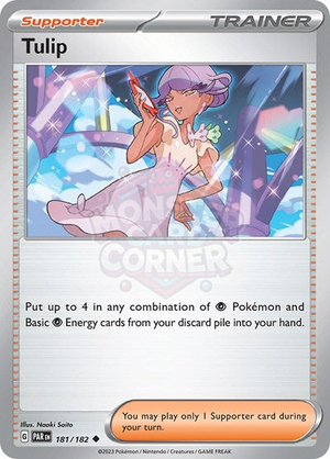 Pokemon TCG - SV04: Paradox Rift - Tulip - 181/182