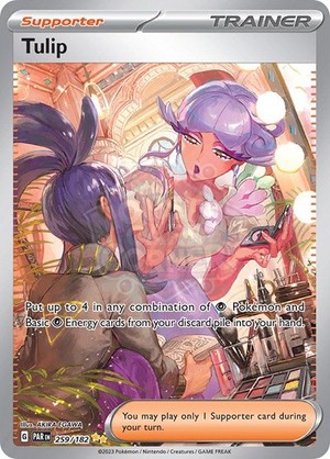 Pokemon TCG - SV04: Paradox Rift - Tulip - 259/182 - Holofoil