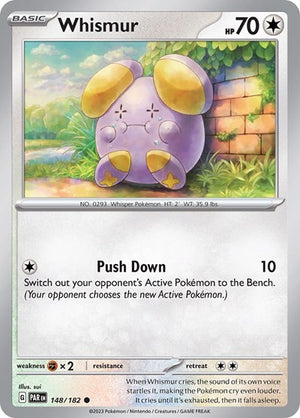Pokemon TCG - SV04: Paradox Rift - Whismur - 148/182