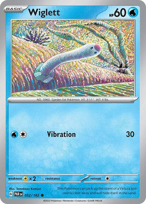 Pokemon TCG - SV04: Paradox Rift - Wiglett - 052/182