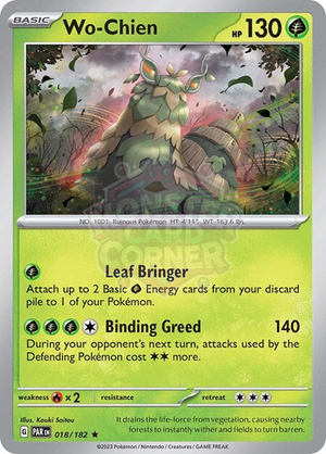 Pokemon TCG - SV04: Paradox Rift - Wo-Chien - 018/182 - Holofoil
