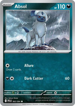 Pokemon TCG - ME02: Phantasmal Flames - Absol - 063/094 - Reverse Holofoil
