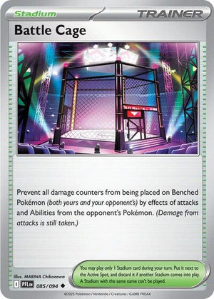 Pokemon TCG - ME02: Phantasmal Flames - Battle Cage - 085/094 - Reverse Holofoil