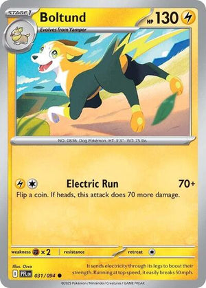 Pokemon TCG - ME02: Phantasmal Flames - Boltund - 031/094