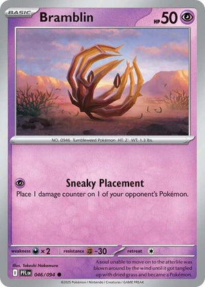 Pokemon TCG - ME02: Phantasmal Flames - Bramblin - 046/094