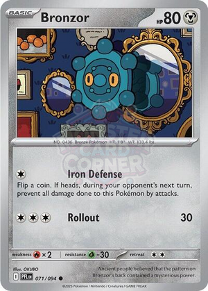 Pokemon TCG - ME02: Phantasmal Flames - Bronzor - 071/094