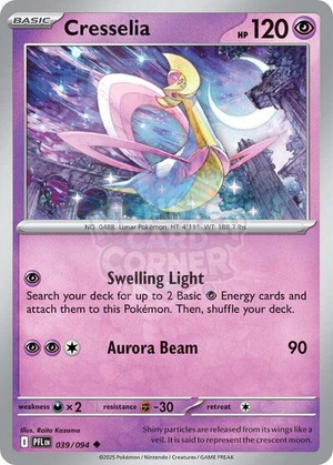 Pokemon TCG - ME02: Phantasmal Flames - Cresselia - 039/094 - Reverse Holofoil
