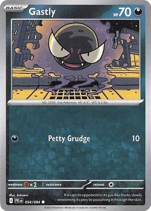 Pokemon TCG - ME02: Phantasmal Flames - Gastly - 054/094