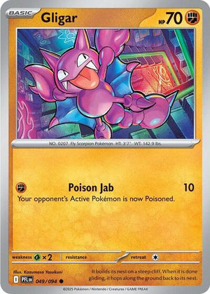 Pokemon TCG - ME02: Phantasmal Flames - Gligar - 049/094