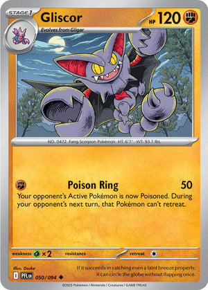 Pokemon TCG - ME02: Phantasmal Flames - Gliscor - 050/094 - Reverse Holofoil