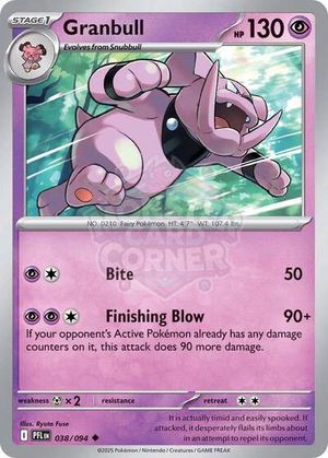 Pokemon TCG - ME02: Phantasmal Flames - Granbull - 038/094