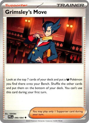 Pokemon TCG - ME02: Phantasmal Flames - Grimsley's Move - 090/094 - Reverse Holofoil