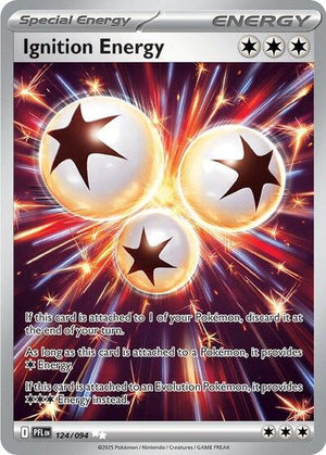 Pokemon TCG - ME02: Phantasmal Flames - Ignition Energy - 124/094 - Holofoil