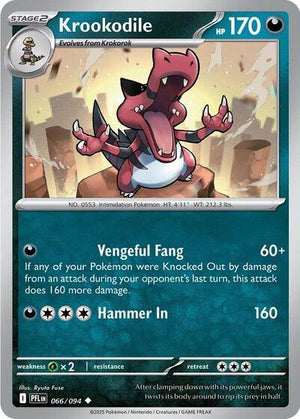 Pokemon TCG - ME02: Phantasmal Flames - Krookodile - 066/094