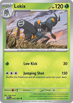 Pokemon TCG - ME02: Phantasmal Flames - Lokix - 010/094