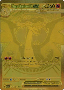 Pokemon TCG - ME02: Phantasmal Flames - Mega Charizard X ex - 130/094 - Holofoil