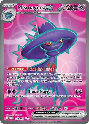 Pokemon TCG - ME02: Phantasmal Flames - Mismagius ex - 112/094 - Holofoil