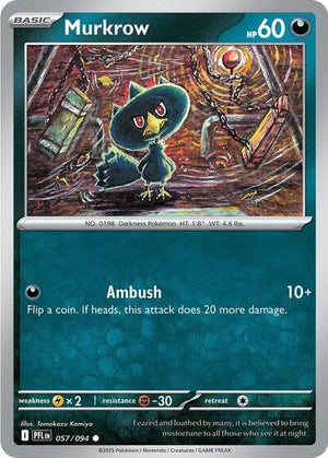 Pokemon TCG - ME02: Phantasmal Flames - Murkrow - 057/094