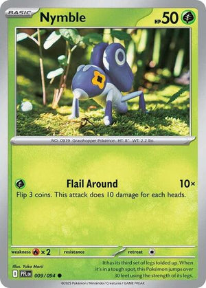 Pokemon TCG - ME02: Phantasmal Flames - Nymble - 009/094