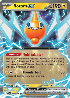 Pokemon TCG - ME02: Phantasmal Flames - Rotom ex - 029/094 - Holofoil