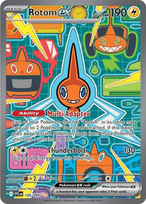 Pokemon TCG - ME02: Phantasmal Flames - Rotom ex - 126/094 - Holofoil