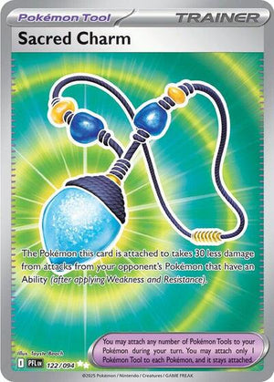 Pokemon TCG - ME02: Phantasmal Flames - Sacred Charm - 122/094 - Holofoil