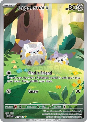 Pokemon TCG - ME02: Phantasmal Flames - Togedemaru - 104/094 - Holofoil