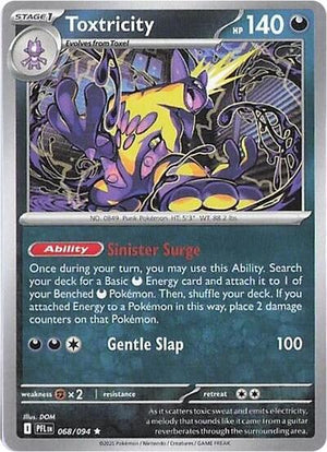 Pokemon TCG - ME02: Phantasmal Flames - Toxtricity - 068/094 - Holofoil