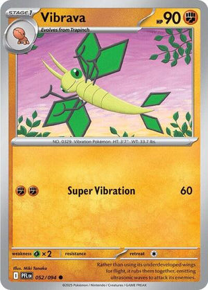 Pokemon TCG - ME02: Phantasmal Flames - Vibrava - 052/094