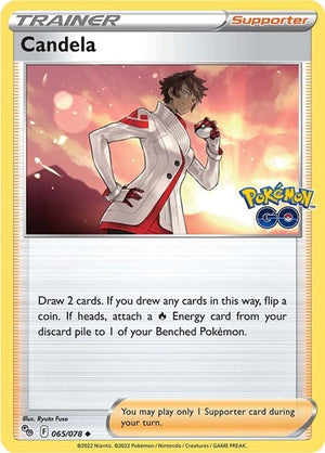 Pokemon TCG - Pokemon GO - Candela - 065/078 - Reverse Holofoil