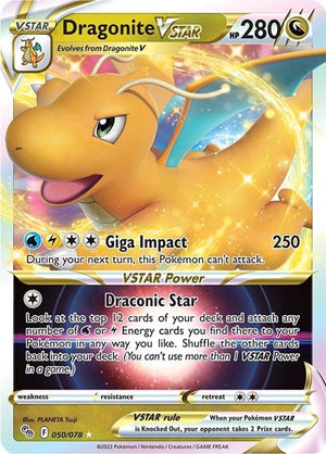 Pokemon TCG - Pokemon GO - Dragonite VSTAR - 050/078 - Holofoil