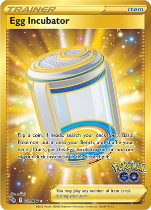 Pokemon TCG - Pokemon GO - Egg Incubator - 087/078 - Holofoil